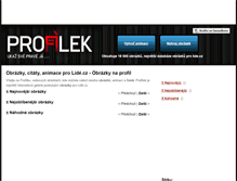Tablet Screenshot of profilek.cz